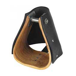 Oversize Military Hooded Stirrups Black - Item # 33577