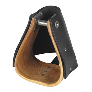 Oversize Military Hooded Stirrups Black - Item # 33577