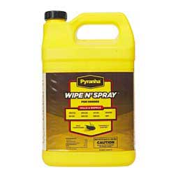Pyranha Wipe N' Spray Fly Spray for Horses 1 gallon - Item # 34047