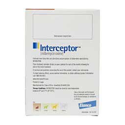 Interceptor for Dogs & Cats Dog 2-10 lbs 6 ct - Item # 342RX