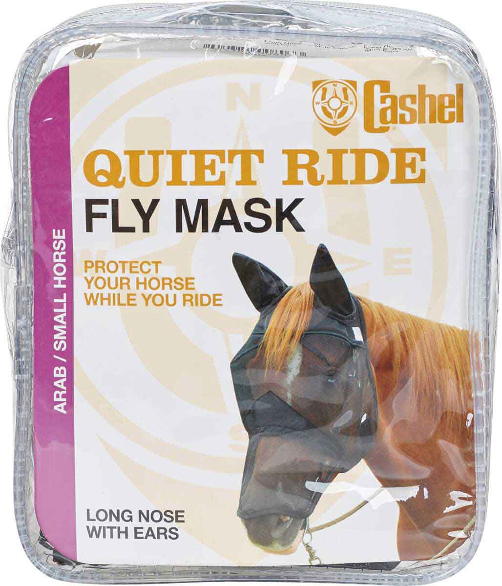 Quiet horse. Cattle Fly Mask.