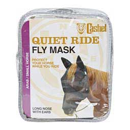 Crusader Quiet-Ride Long-Nose Fly Mask with Ears Black Arab/Small Horse - Item # 34372