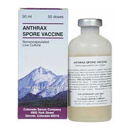 Anthrax Livestock Vaccine 50 ml/50 ds - Item # 34492