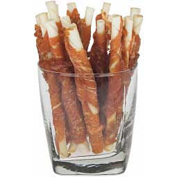 Lovin' Tenders Chicken and Rawhide Twists Recipe Natural Dog Treats 7 oz - Item # 34532