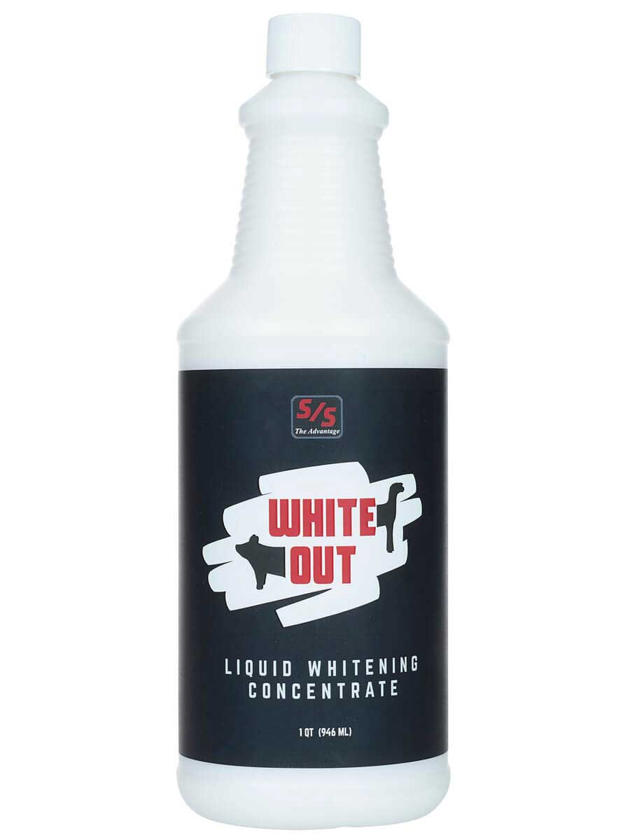 White shop out liquid