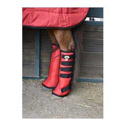 Flared Horse Shipping Boots Red/Black - Item # 34651