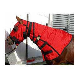 Unlined Nylon Full Horse Hood Red/Black - Item # 34655