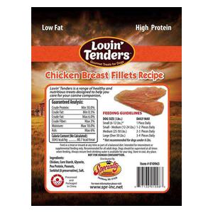 Lovin' Tenders Chicken Breast Fillets Dog Treats 7 oz - Item # 34723