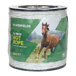 Premium Polyfence 1/4" 6-wire Hot Rope White 660' - Item # 34991