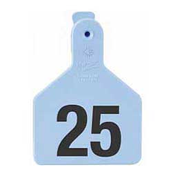 No-Snag Numbered Calf ID Ear Tags Blue - Item # 35138