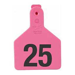 No-Snag Numbered Calf ID Ear Tags Pink - Item # 35138