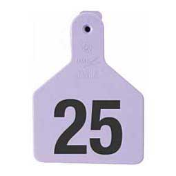 No-Snag Numbered Calf ID Ear Tags Purple - Item # 35138