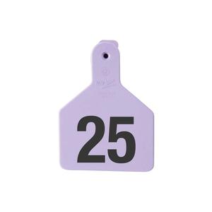 No-Snag Numbered Calf ID Ear Tags Purple - Item # 35138