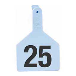 No-Snag Numbered Cow ID Ear Tags Blue - Item # 35139