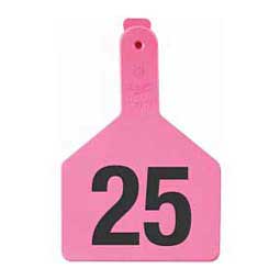 No-Snag Numbered Cow ID Ear Tags Pink - Item # 35139