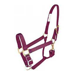 Nylon Horse Halter Burgundy - Item # 35434