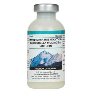 Mannheimia Haemolytica Pasteurella Multocida Bacterin Cattle, Goat and Sheep Vaccine 10 dose - Item # 35676