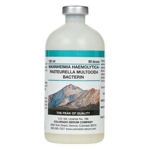 Mannheimia Haemolytica Pasteurella Multocida Bacterin Cattle, Goat and Sheep Vaccine 50 dose - Item # 35677