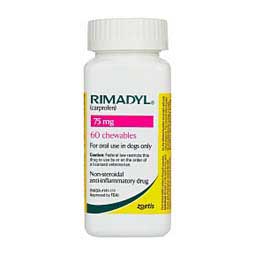 Rimadyl Chewables for Dogs 75 mg 60 ct - Item # 356RX