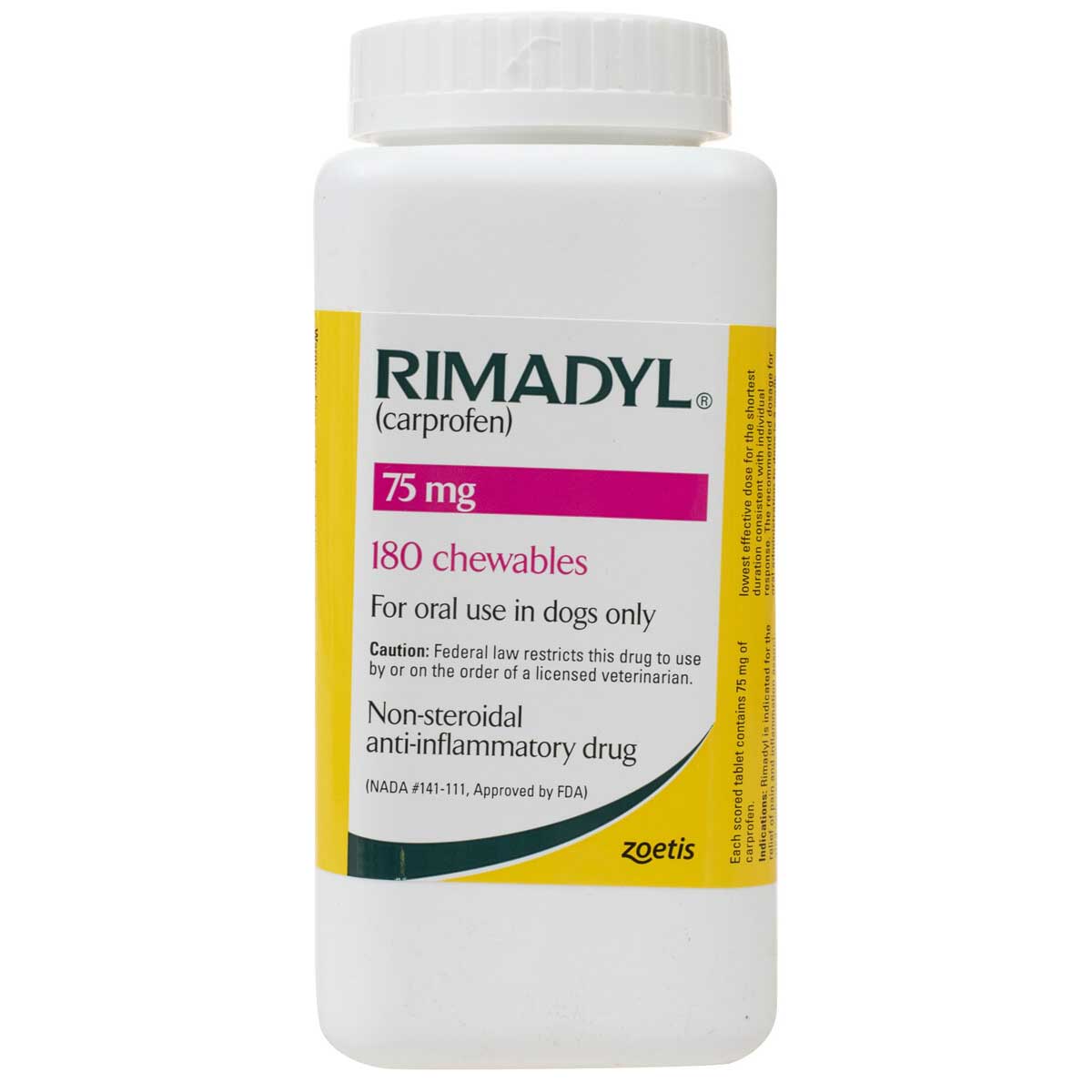 Rimadyl Chewables For Dogs Zoetis Animal Health - Safe.Pharmacy|Arthritis,  Pain Inflammation | Dog R