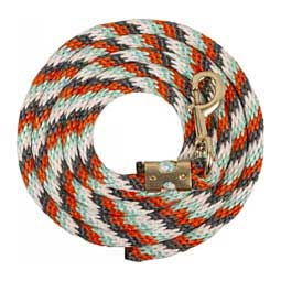 Poly Horse Lead Orange/Gray/Turquoise - Item # 35854