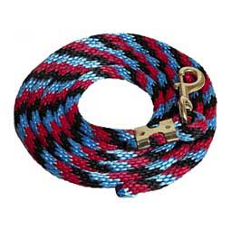 Poly Horse Lead Red/Turquoise/Black - Item # 35854