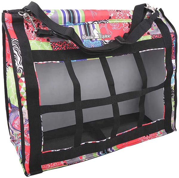 Top Load Hay Bag Classic Equine Assorted Items Trailering Top Load Hay Bag Patchwork Item 35932