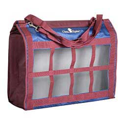 Top Load Hay Bag Navy Cevron Merlot - Item # 35932