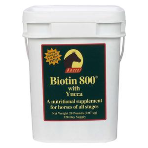 Biotin 800 with Yucca Nutritional Hoof Supplement for Horses Pellets 20 lb (160-320 days) - Item # 36055
