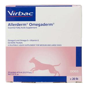 Allerderm Omegaderm EZ Dose for Dogs and Cats 8 ml/dogs over 20 lbs (28 ct) - Item # 36100