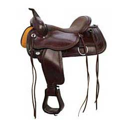 Topeka Flex 2 Western Horse Saddle Walnut - Item # 36162