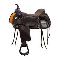 Topeka Flex 2 Western Horse Saddle Dark Oil - Item # 36162