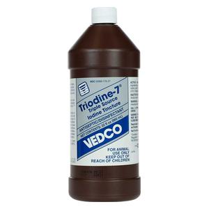 Triodine-7 Triple Source Iodine Tincture Antiseptic/Disinfectant 32 oz - Item # 36446
