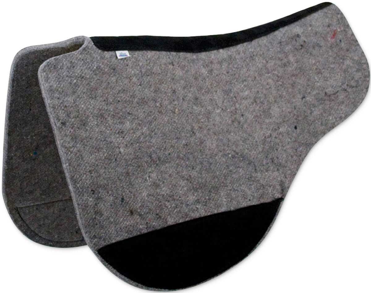 Valley Vet Wool Blend Felt Round Contour Horse Saddle Pad Toklat