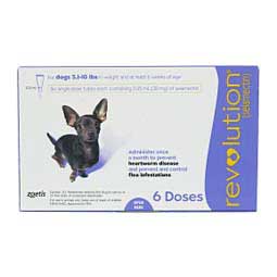 Revolution for Dogs 5.1-10 lbs 6 ct - Item # 365RX