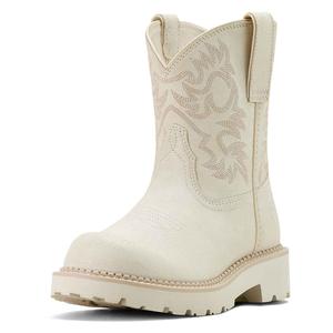 Fatbaby Cowgirl Boots Distressed Ivory - Item # 36799