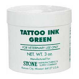 Tattoo Ink for Veterinary Use Green 3 oz jar - Item # 36847