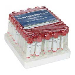 Blood Serum Red Stopper 10 ml Tubes 100 ct - Item # 36980