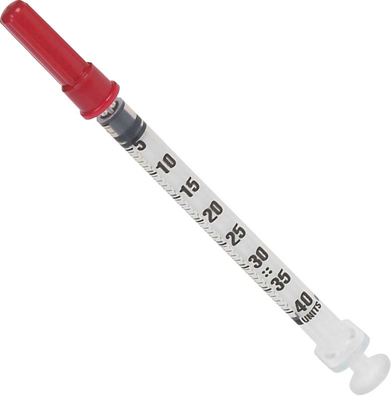 U 40 Insulin Syringe With Needle For Animal Use Covidien Syringes Disposable Needles Syringes