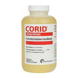 Corid 9.6% Oral Solution Coccidiostat for Calves 16 oz - Item # 37404