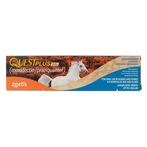 Quest Plus Gel Horse Dewormer Single dose - Item # 37487