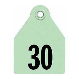 AgriTag Numbered Large Calf ID Ear Tags Green - Item # 37551