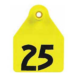 AgriTag Numbered Large Calf ID Ear Tags Yellow - Item # 37551