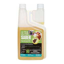 Ultra Saber Pour-On Insecticide for Beef Cattle & Calves 900 ml (900 ml treats 90 calves/60 cows) - Item # 37633