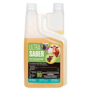 Ultra Saber Pour-On Insecticide for Beef Cattle and Calves 900 ml - Item # 37633
