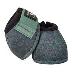 No-turn DL Horse Bell Boots Spruce Paisley - Item # 37863