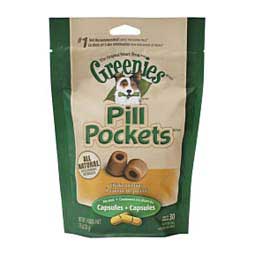 All Natural Greenies Pill Pockets Capsules for Dogs Chicken 30 ct - Item # 38036
