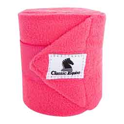 Polo Fleece Horse Leg Wraps Hot Pink - Item # 38231