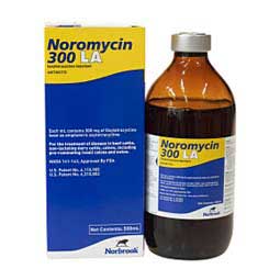 Noromycin 300 LA Oxytetracycline for Use in Animals 500 ml - Item # 38602