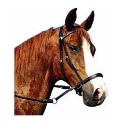 Leather Bitless Horse Bridle Black - Item # 38697